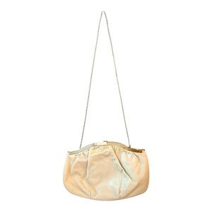 Etra Vintage Pebbled Leather Evening Beige Bag-1960’s-1970’s